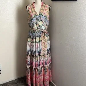 hot pink one shoulder maxi dress Close Up One Shoulder Maxi Dress Hot Pink Size L